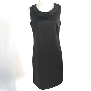 Liz Claiborne Little Black Dress with Rosettes